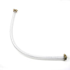 Suction PVC Hose 36" Length 1" ID with Worm Gear Clamps for