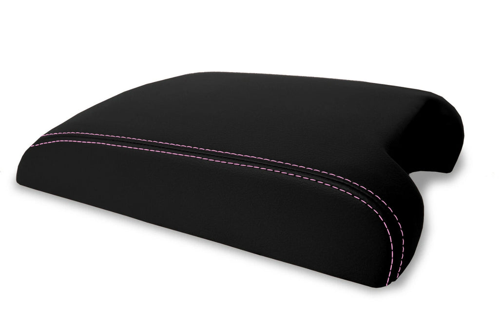 Armrest Cover for Ford Explorer Limited (2011–2019) - Leather, Pink Stitch