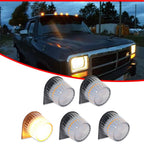 5X Clear Amber LED Roof Cab Clearance Lamp for Dodge D/W Pickup Ramcharger