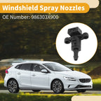Set of 2 Front Windshield Washer Nozzles for Kia Ceed (2011–2018) & Rio (2011–2017)