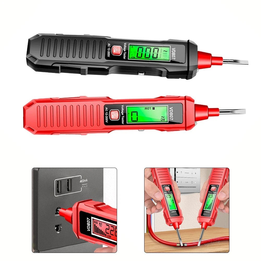 VD807 Intelligent Voltage Tester with Breakpoint Finder and Sound Light Alarm