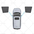 UV Blocking Magnetic Window Shades for Mitsubishi Pajero (2006–2022)