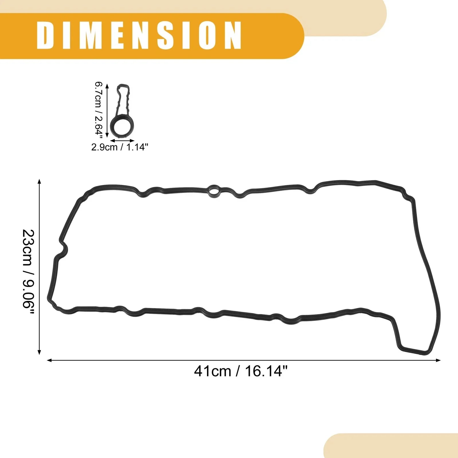 Engine Valve Cover Gasket Set Replacement for BMW 1 Series