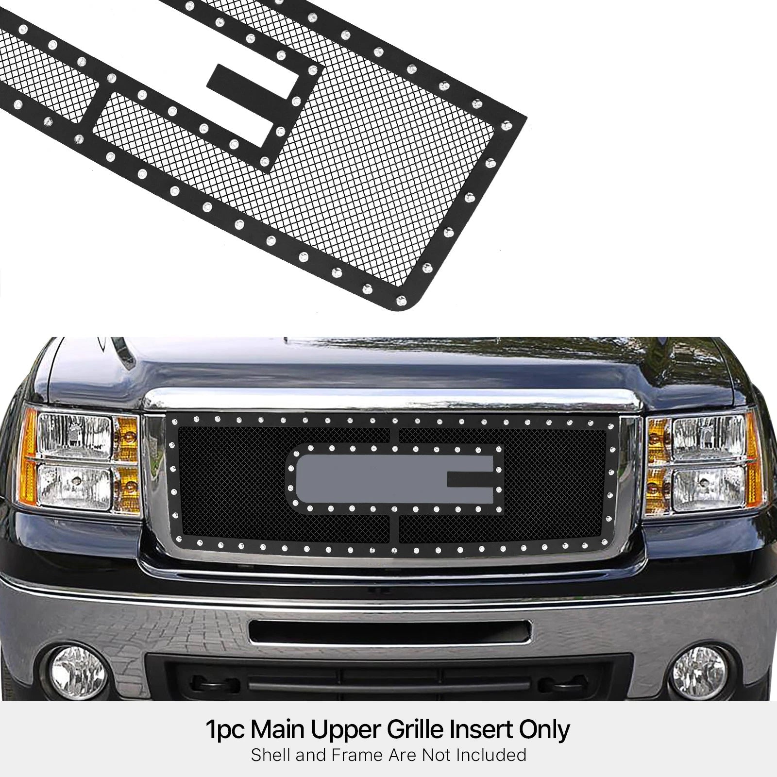 Rivet Mesh Grille for GMC Sierra 1500/Sierra Denali (2007-2012)
