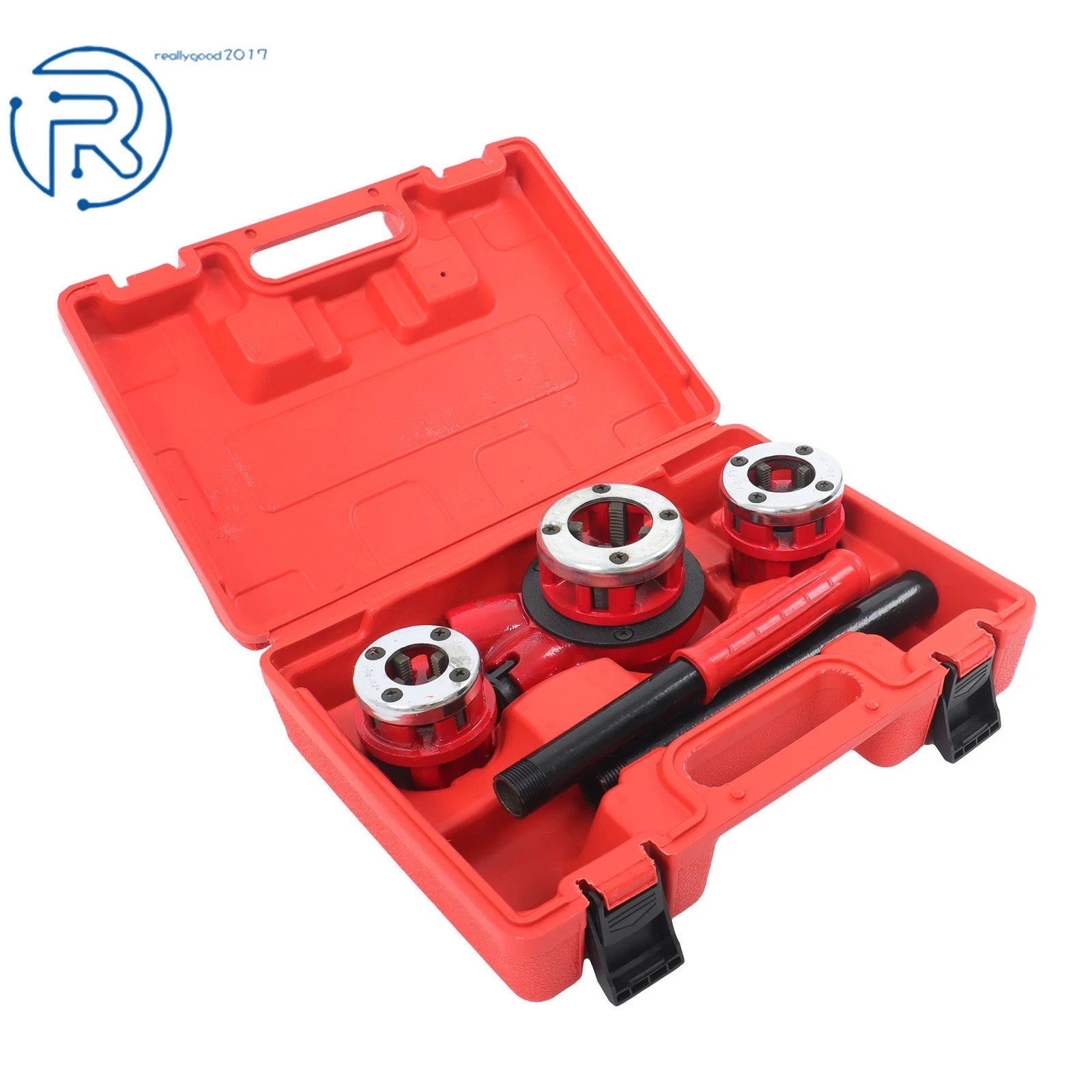 Ratchet Pipe Threader Kit for (1/2" NPT, 3/4" NPT, 1" NPT)