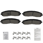 Rear Ceramic Brake Pads Kit for Ford F-250 F-350 F-450 Super Duty (2013–2016)
