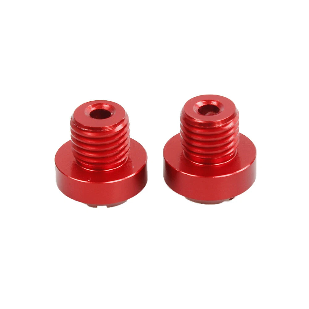 2Pcs Mirror Hole Plug Screws for Motorcycle (M101.25)