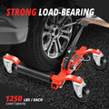 Set of 2 Hydraulic Wheel Repair Dolly Jacks 10.2"-22.4" 1250lbs