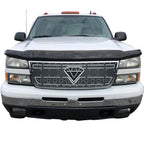 Main Upper Black Sheet Grille for Chevy Silverado 1500 3500 (2005-2007)