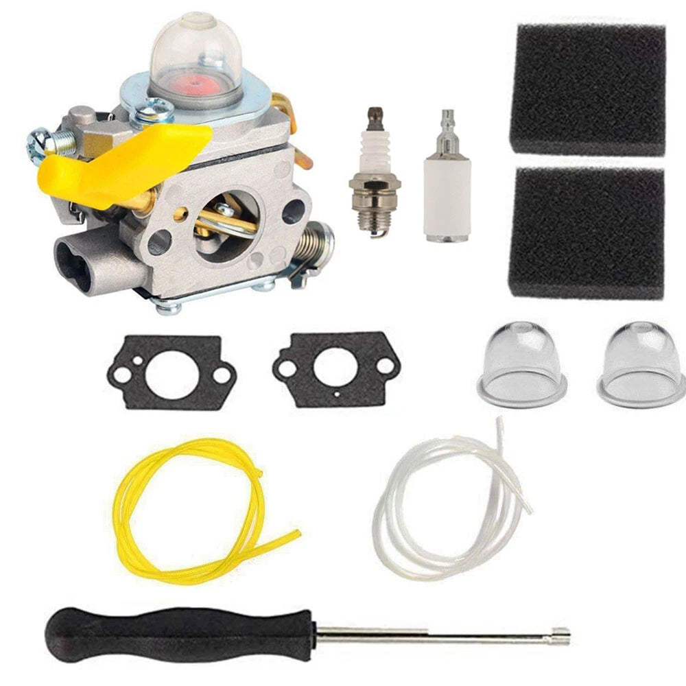 Carburetor Air Filter Kit for Homelite Ryobi Trimmer (26cc 30cc) C1U-H60 308054013
