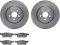Front Brake Pad and Rotor Kit for Jaguar F-Pace (2017–2019) QC496DD