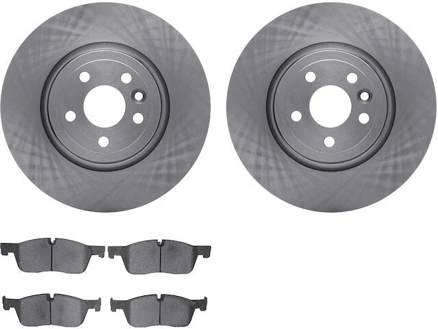 Front Brake Pad and Rotor Kit for Jaguar F-Pace (2017–2019) QC496DD