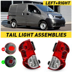 Tail Lights for Nissan NV200 (2013–2021) Pair with Bulbs