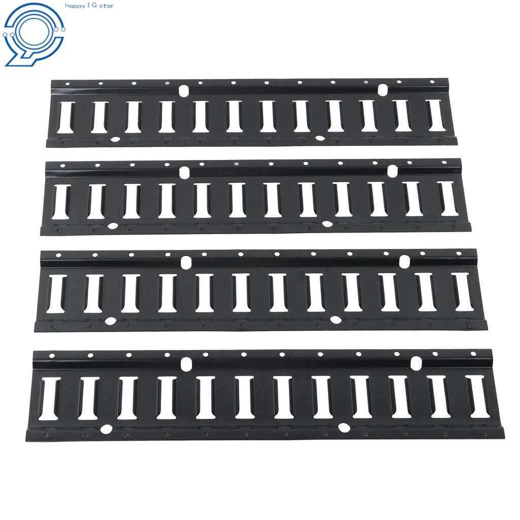 Set of 12 E Track Tie Down Rails for Trailers (2')
