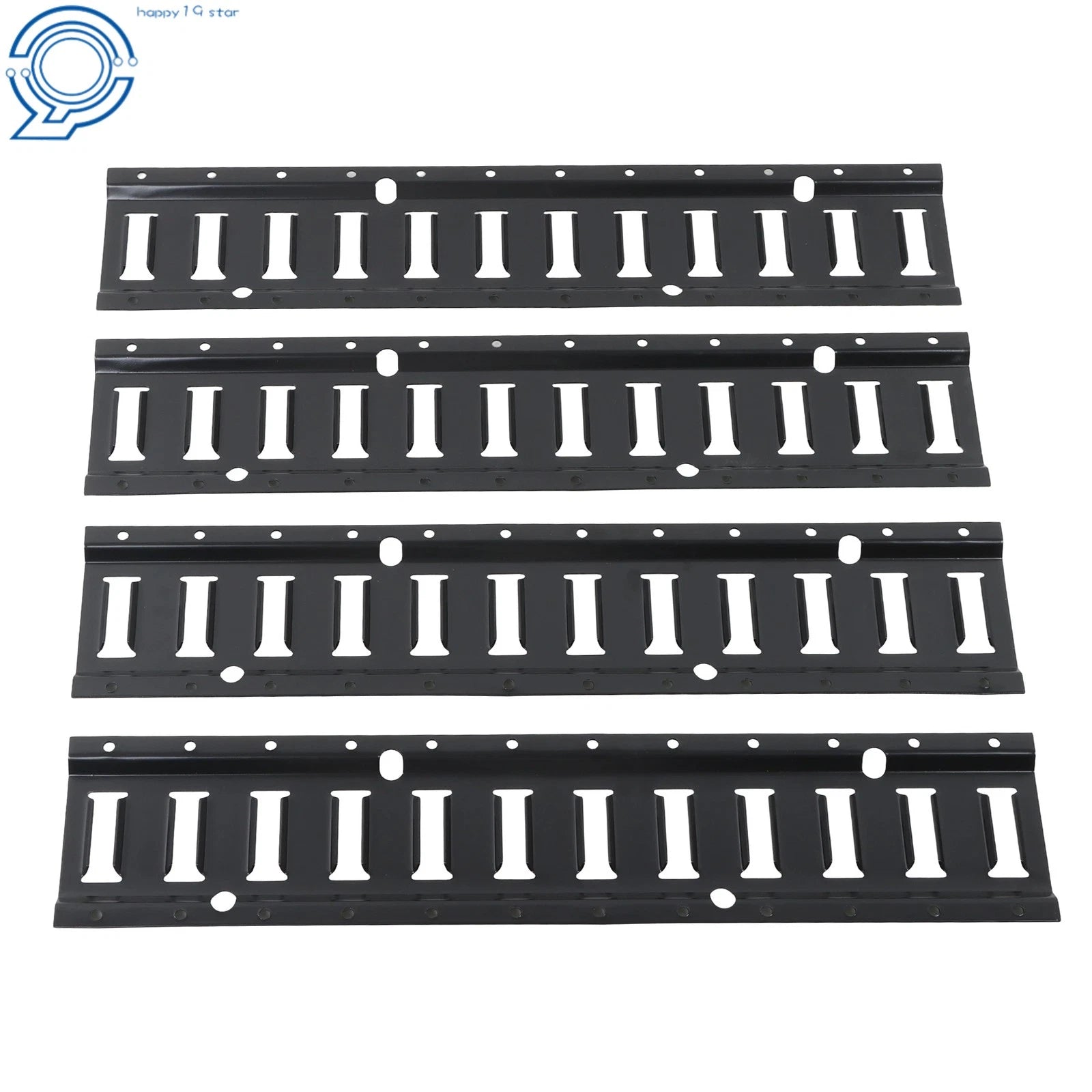 Set of 12 E Track Tie Down Rails for Trailers (2')