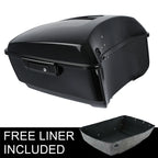 Gloss Black King Trunk Luggage for Harley Touring Street Road Glide (2014–2026)