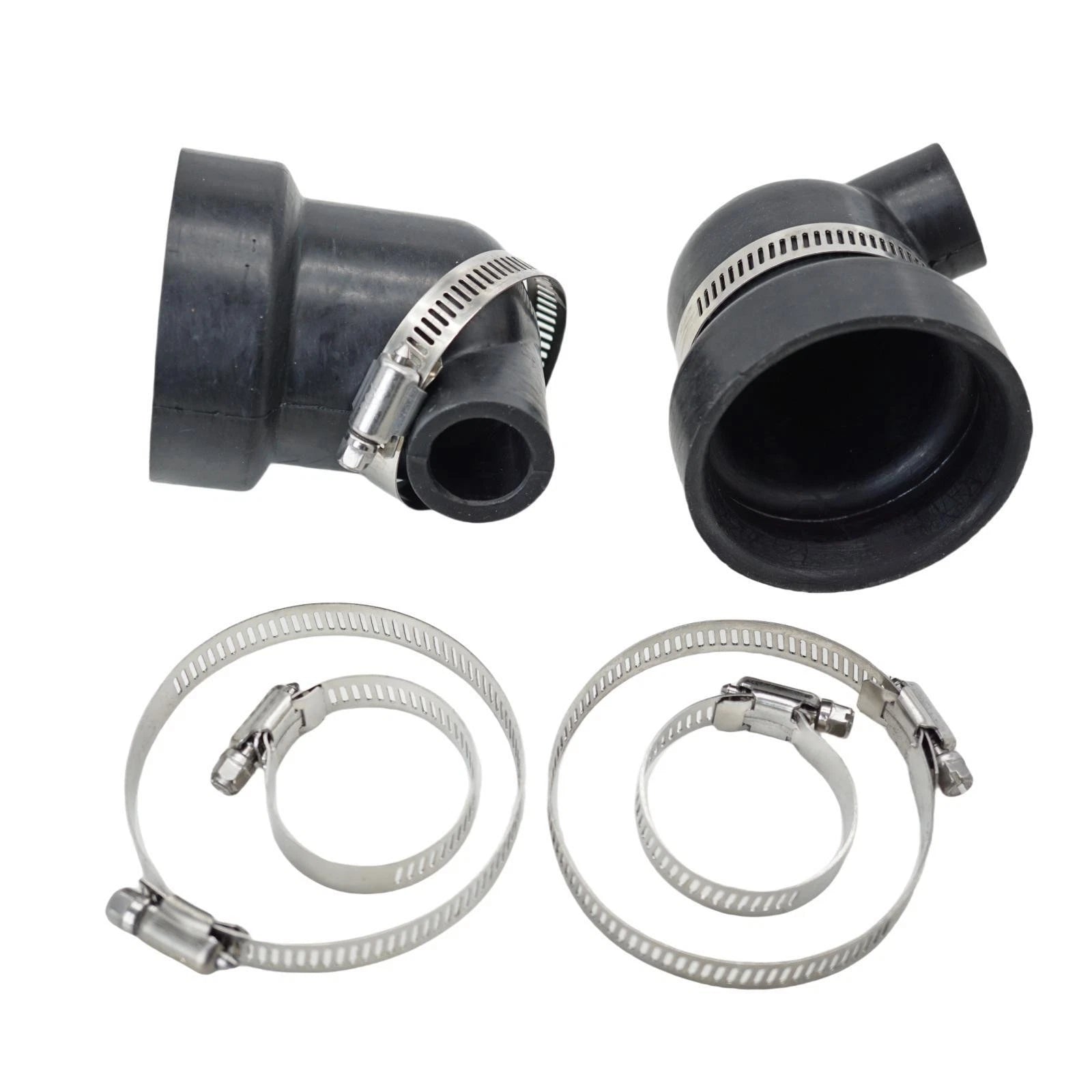 2X Heat Exchanger Cap & Clamps for Volvo Penta MD2010 (MD2010)