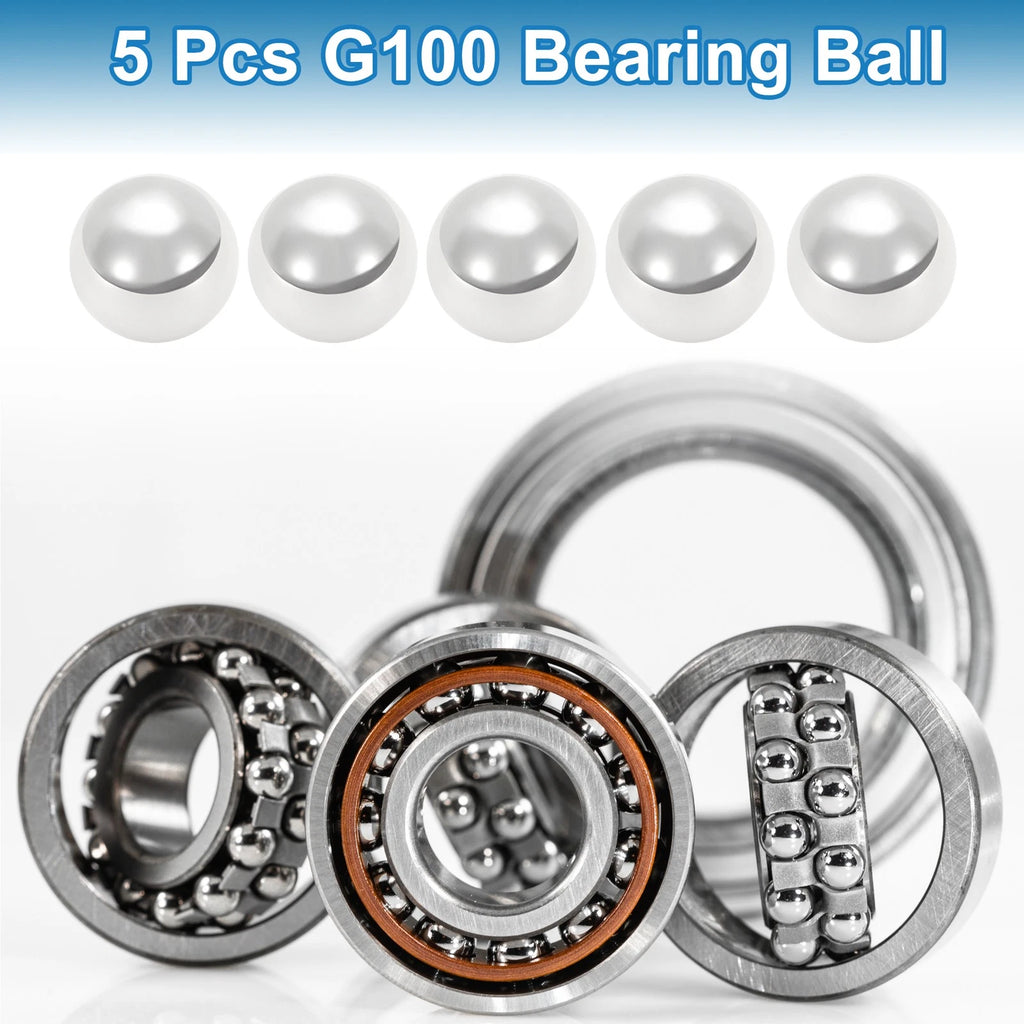 Set of 5 Precision 26.2mm Steel Ball Bearings G100 for Automotive Use