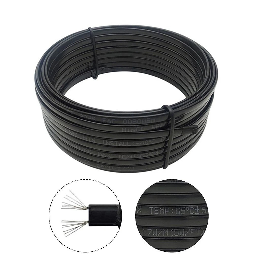 Self-Regulating Heating Cable 17W/m 200V~240V (5m, 6m, 7m, 10m, 20m, 30m, 50m)