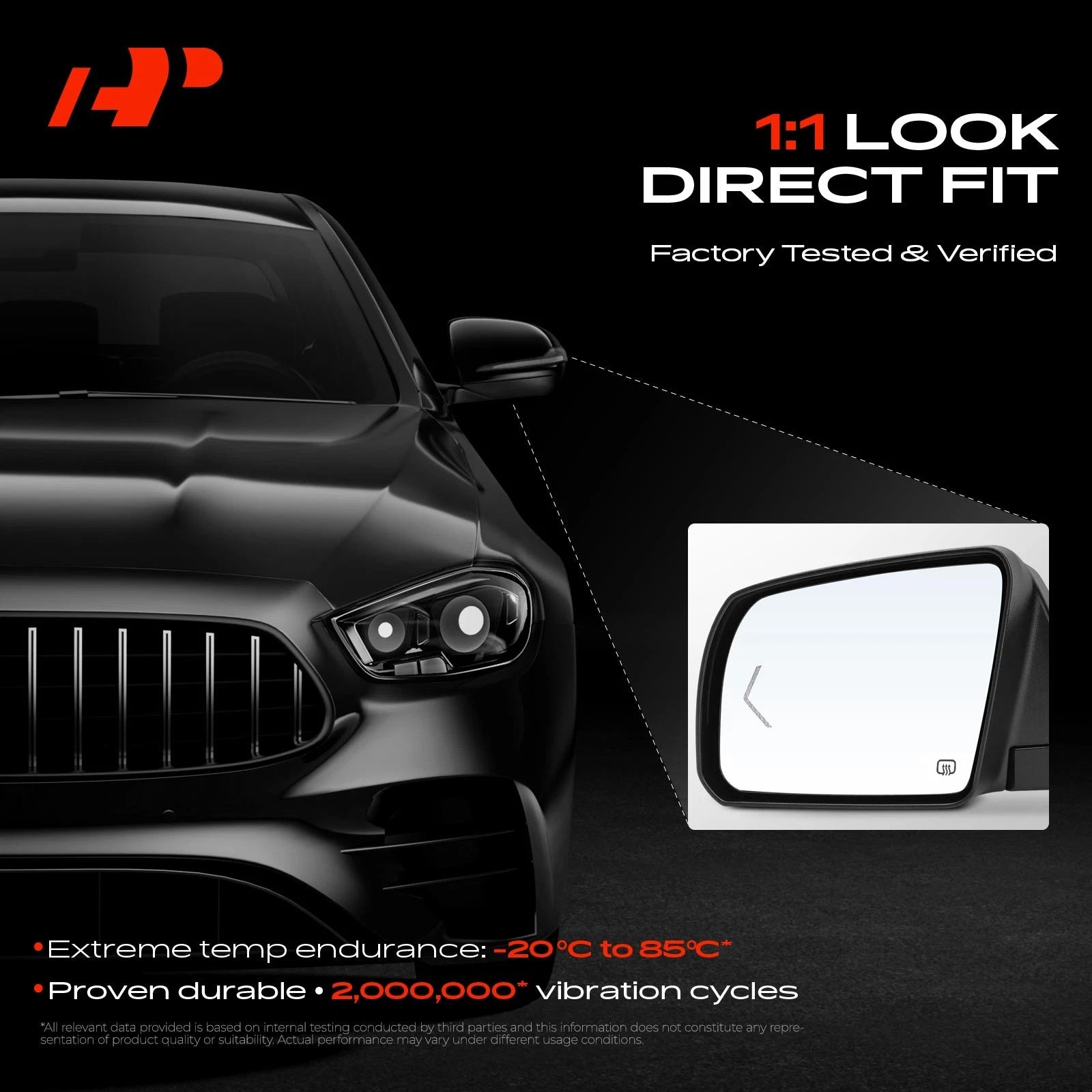 Driver Power Mirror with Manual Fold Signal for Toyota Sequoia (2014–2017)