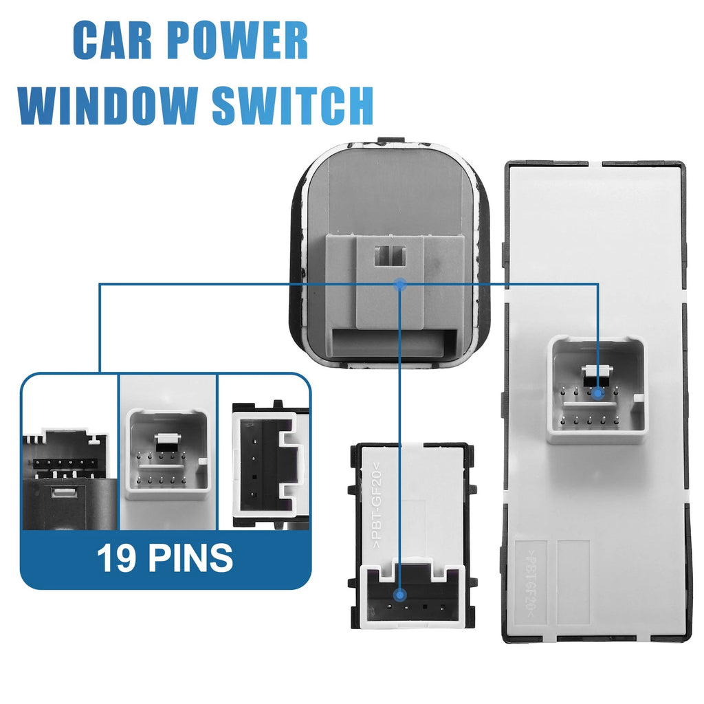 Set of 1 Master Power Window Switch for Volkswagen CC (2009–2017) 5ND959565B