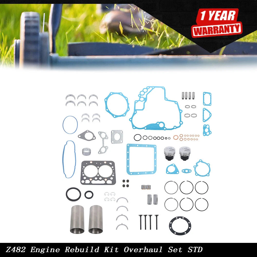 Engine Overhaul Rebuild Kit for Kubota T1600H