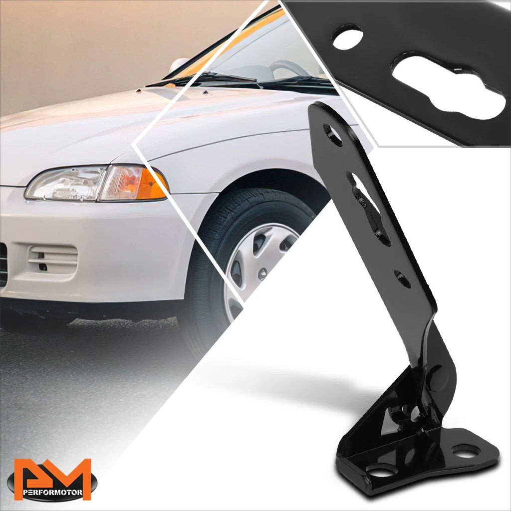 RH Passenger Side Steel Engine Hood Hinge for Honda Civic (1992–1995)