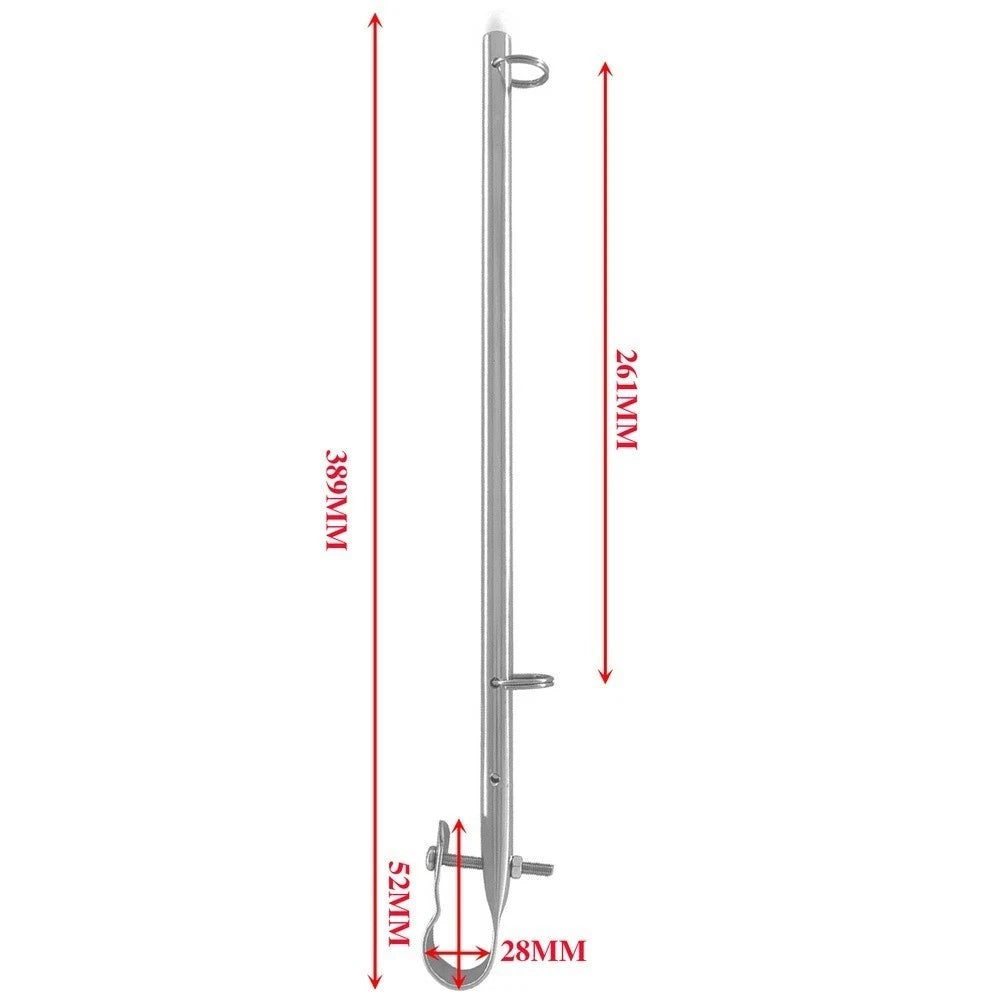 Flag Holder for Fishing Boat (304 Stainless Steel)
