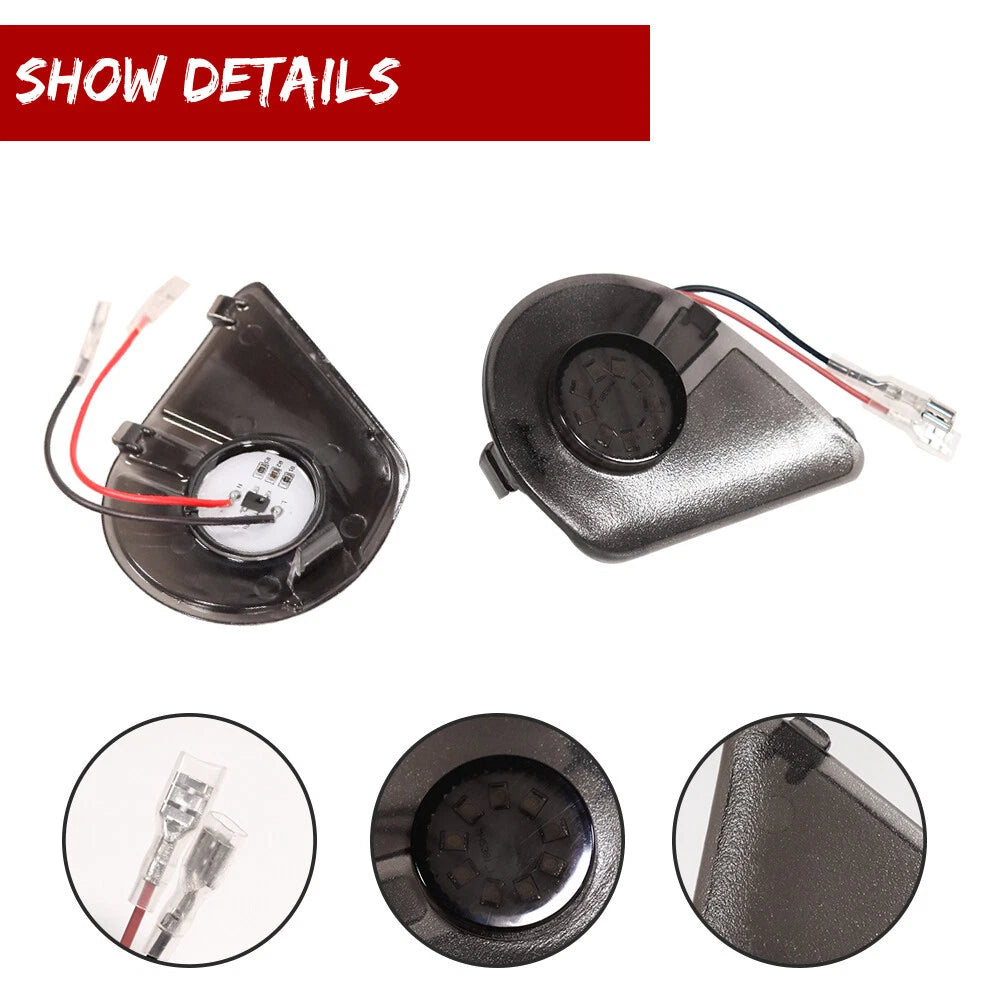 White LED Under Side Mirror Puddle Light for Dodge RAM 1500 2500 3500 4500 (2010–2019)