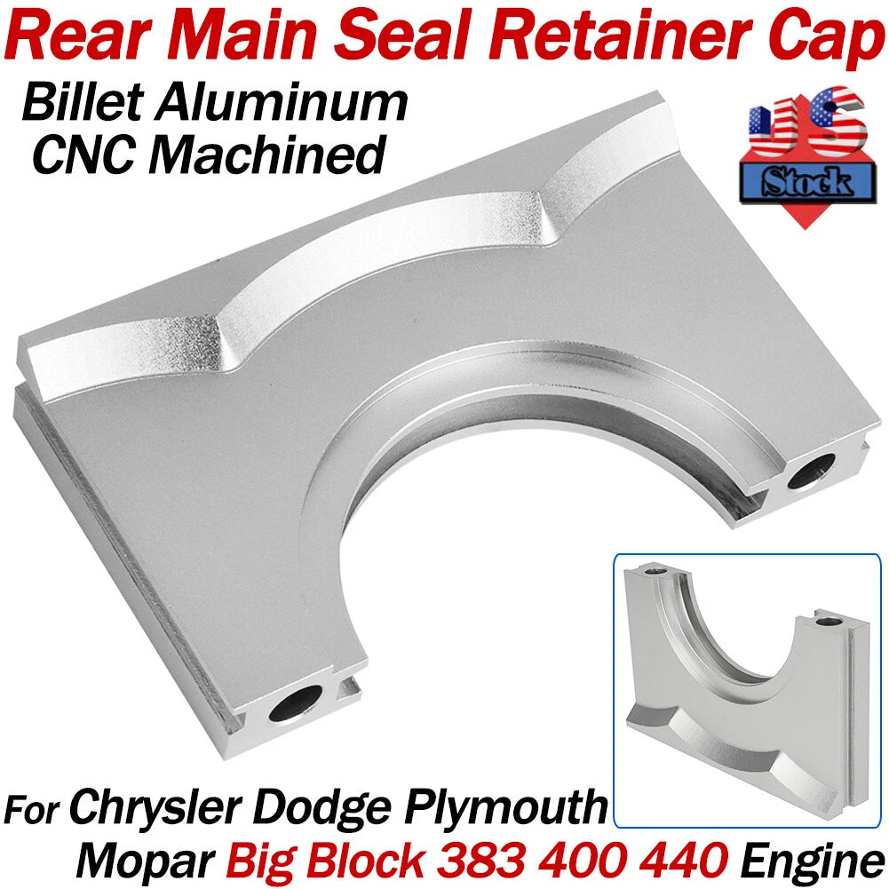 Rear Main Seal Cap Retainer Kit for Dodge Chrysler Big Block 383 400 440 (1966–1978) 2128895