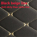 4 x Universal Black PU Leather Car Floor Mats Waterproof for All Models