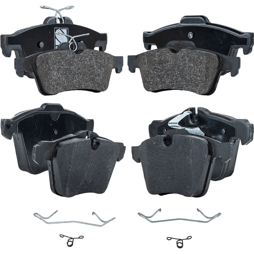 Set of 4 NAO Brake Pads for Jaguar Super V8, XFR (2006–2009)