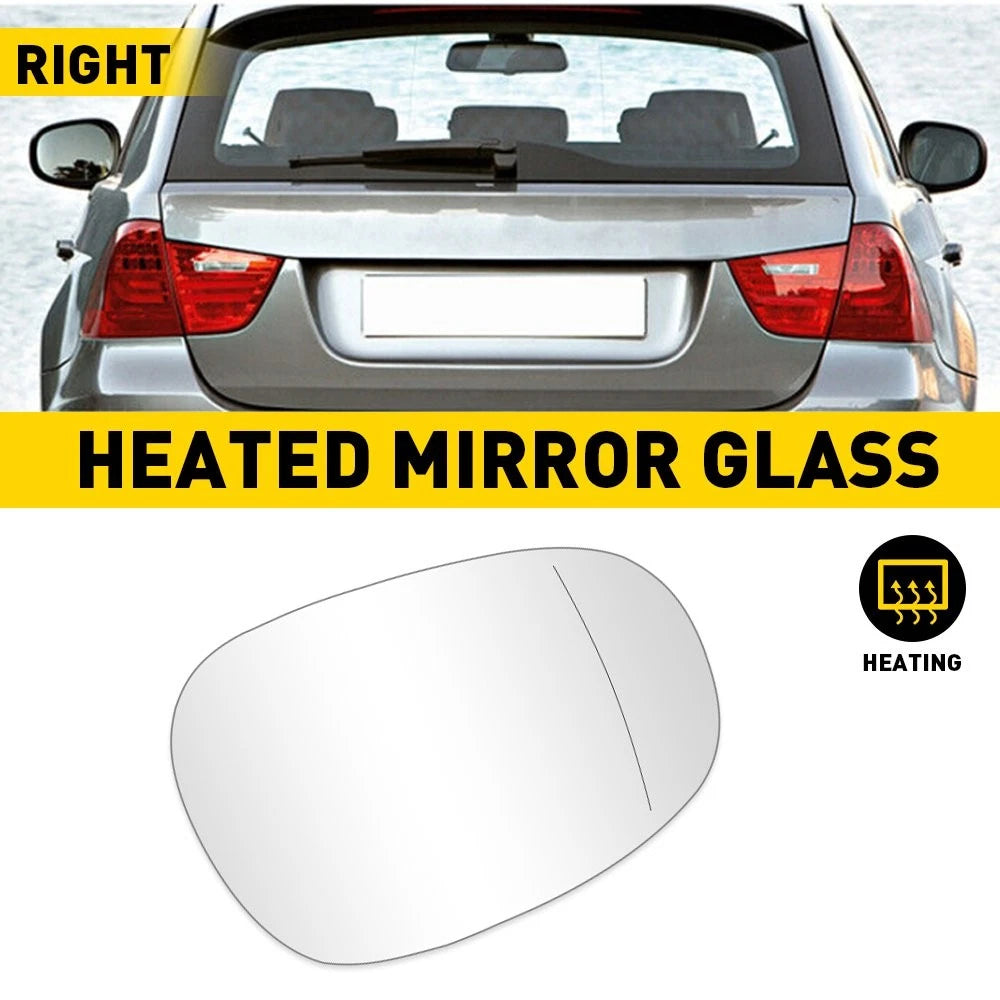 Heated Right Side Mirror Glass for BMW E82 E90 E91 E92 325i 328i 335i (2009–2013)