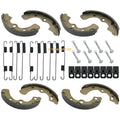 Brake Shoes Set of 4 with Springs for Kawasaki Mule 2510 2520 KAF620 (1993–2000)