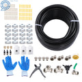 3/4" Aluminum Compressed Air Line Kit - 100ft for Shop Use