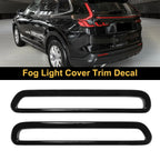 Set of 2 Fog Light Cover Trim for Honda CR-V (2023–2024) Glossy Black