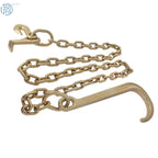 Wrecker Tow Chain for Recovery (6 FT, 15" Axle J Hook)
