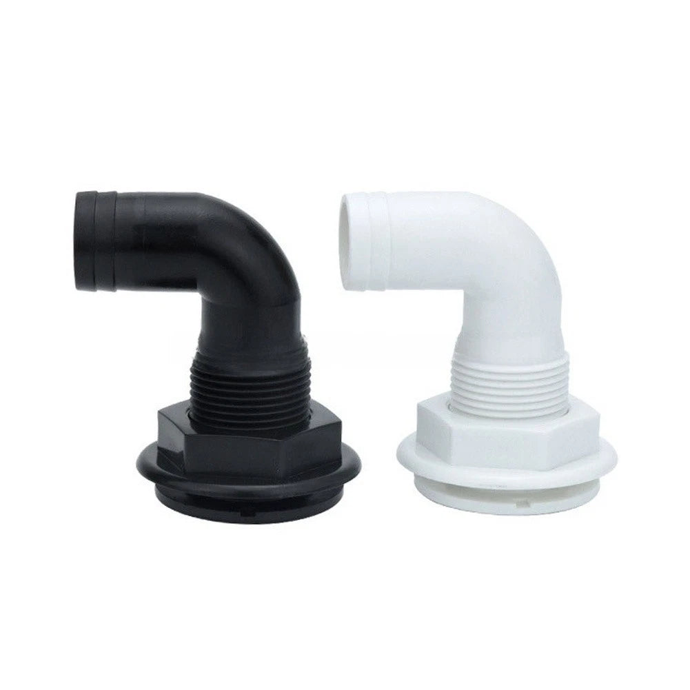 Thru Hull Drain Outlet Fitting for Boat Yacht Speedboat Dinghy RV (1in)