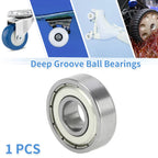 6000ZZ Deep Groove Ball Bearing for Scooter Skateboard Wheel (10x26x8mm)