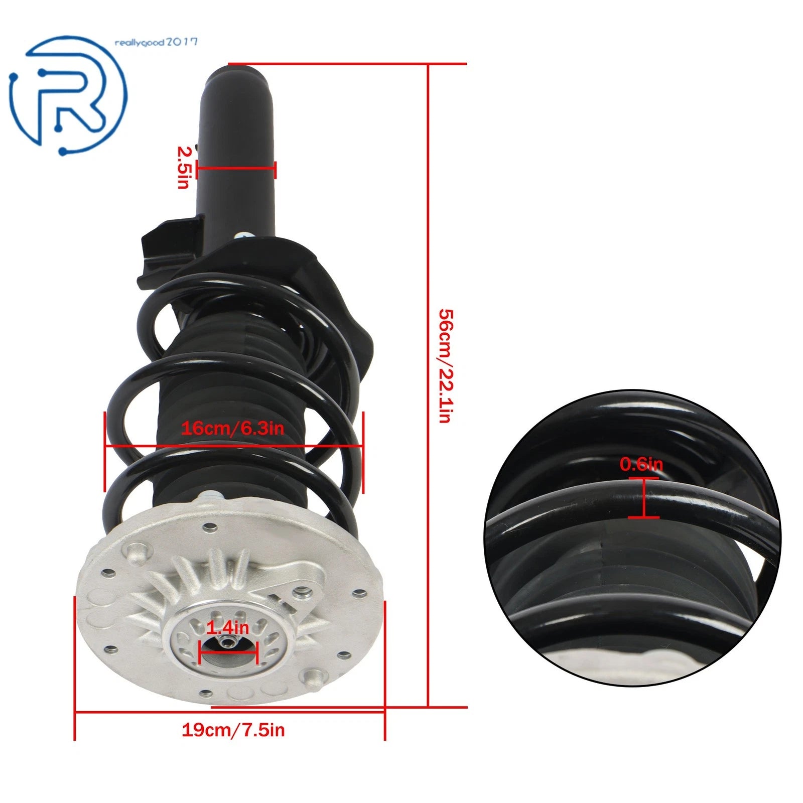 Pair of Shocks Struts for BMW 428i 430i 435i (2014–2020)