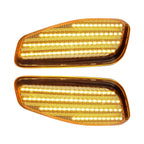2X Clear LED Front Side Marker Lights for Jeep Renegade (2015–2022)
