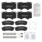 Front & Rear Ceramic Brake Pads Kit for Lexus GX470 (2003–2009), Toyota Sequoia (2001–2007)