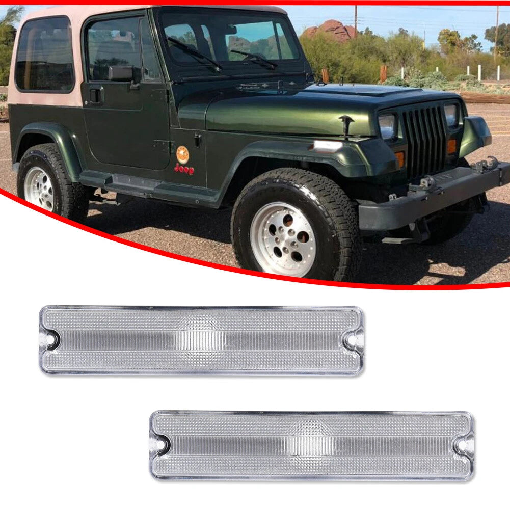 Front Fender Side Marker Lights for Jeep Wrangler YJ (1987–1995)