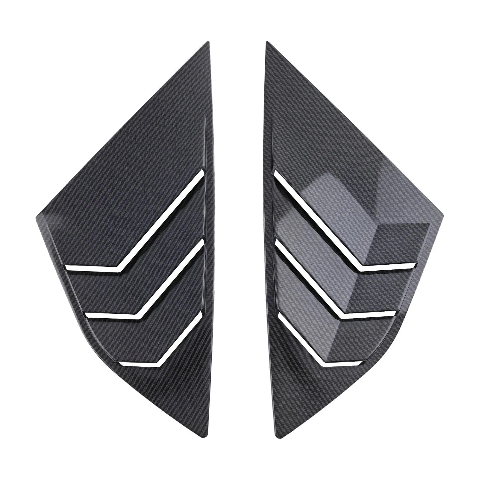 Carbon Fiber Look Window Louvers for Ford Focus MK3 (2012–2018)