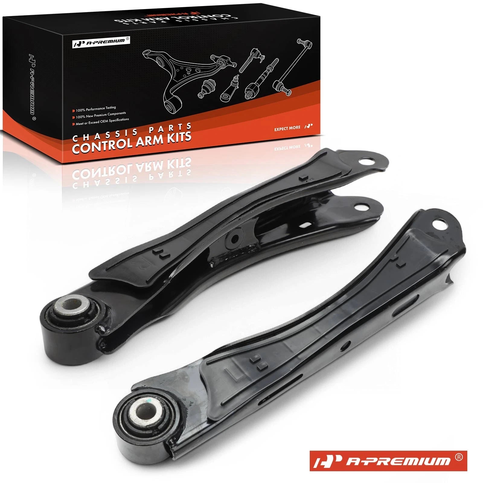 2X Rear Lower Control Arm for Hyundai Sonata (2015–2019) Kia Optima (2016–2020)