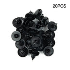 20PCS 8mm Hole Dia Rivet Fastener Mud Flaps Bumper Fender Push Clips for Nissan