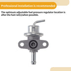Fuel Pressure Regulator for Honda Accord (1992–1993) No. 16740P14A00 Metal