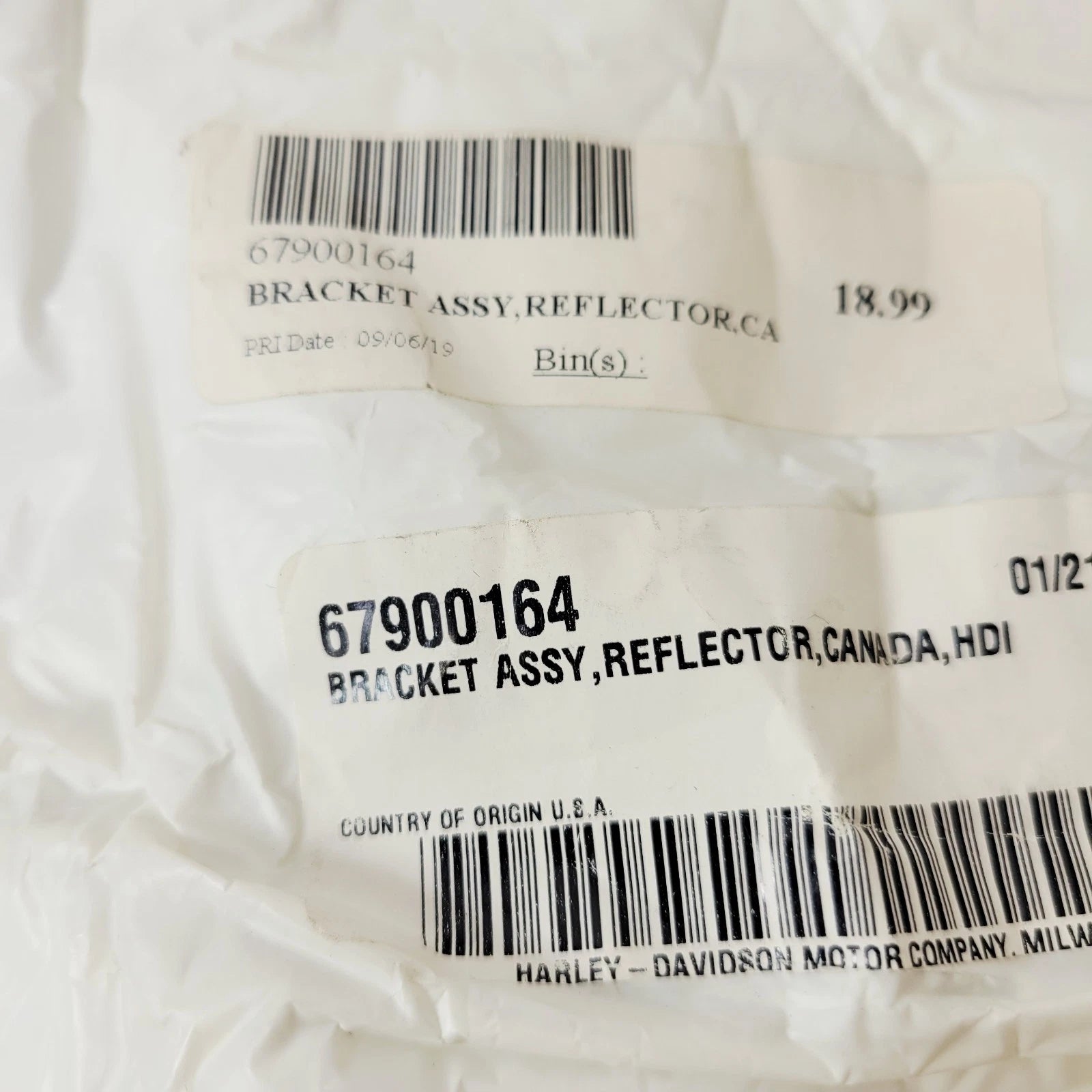 Reflector Bracket for Harley-Davidson Breakout (2013–2017) HDI 67900164
