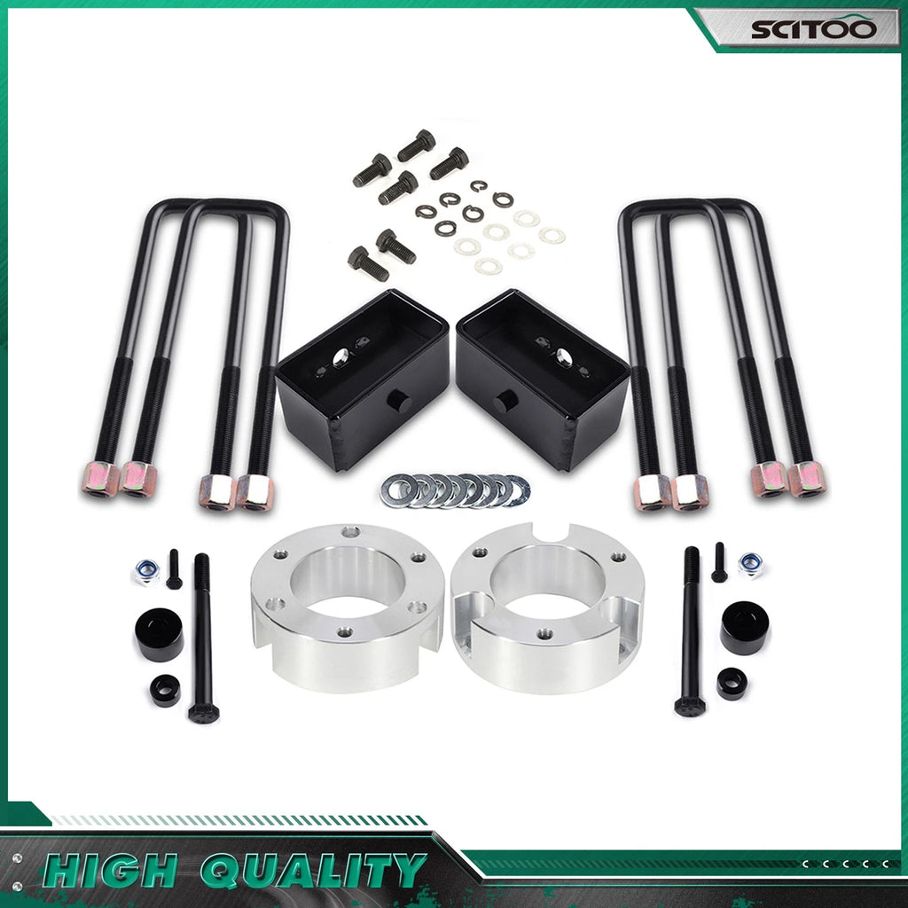 3" Front & Rear Leveling Kit for Toyota Tacoma (2005–2020) 4WD Diff Drop