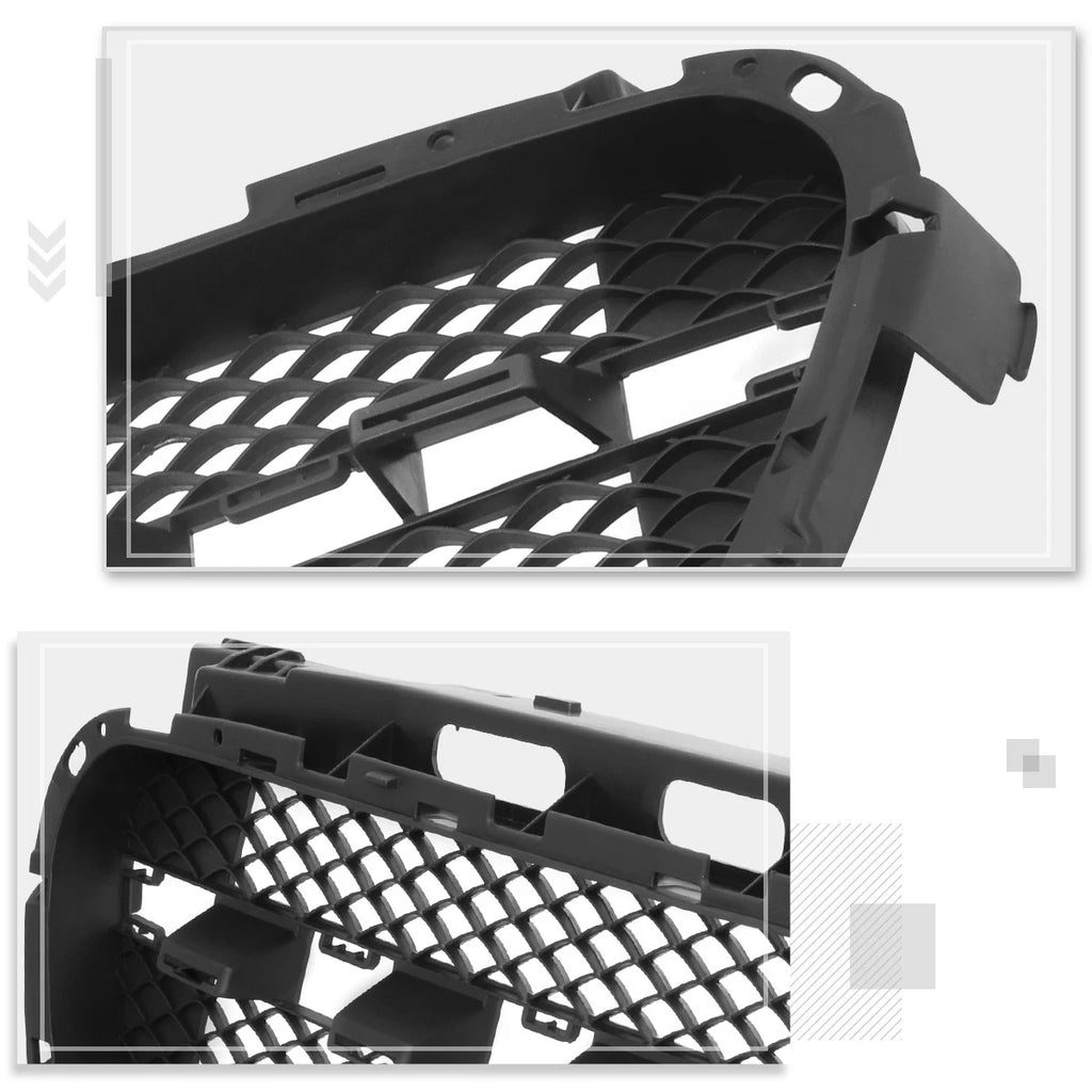 Diamond Mesh Grille with Badge Slot for Mercedes-Benz E250-E550 (2014–2015)